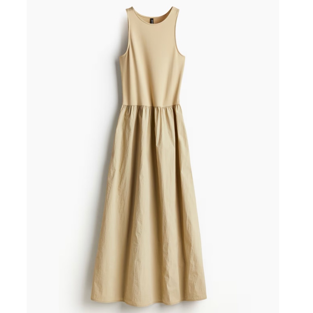 h&m Dress with flared skirt.